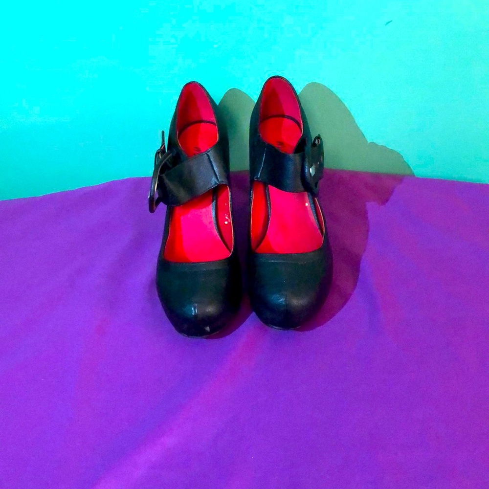 Black and Red Heels